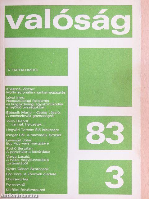 Valóság 1983. március