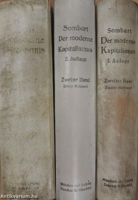 Der moderne Kapitalismus I-II/1-2.