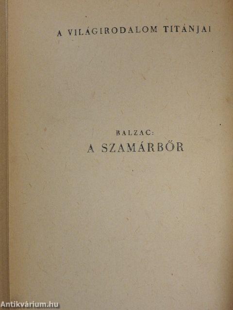 A szamárbőr
