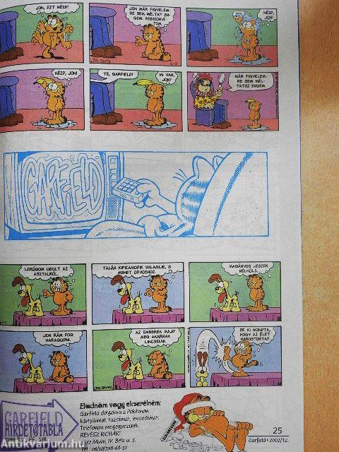 Garfield 2002/12. december (olvasatlan, nyomdatiszta állapotú)