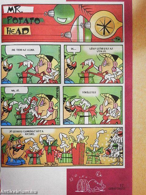 Garfield 2002/12. december (olvasatlan, nyomdatiszta állapotú)
