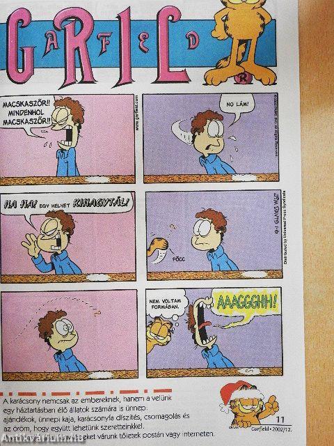 Garfield 2002/12. december (olvasatlan, nyomdatiszta állapotú)