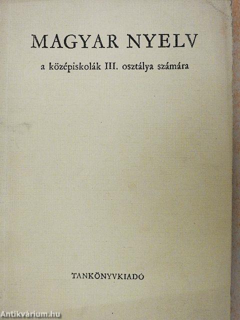Magyar nyelv III.