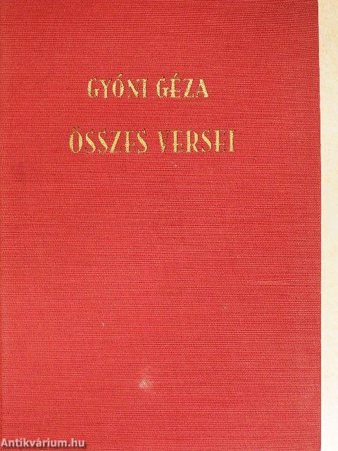 Gyóni Géza összes versei