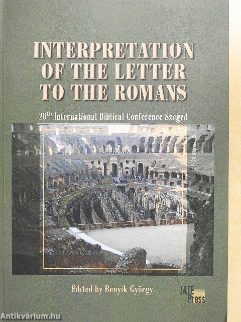 Interpretation of the Letter to the Romans