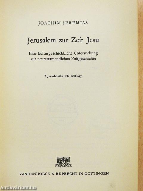 Jerusalem zur Zeit Jesu