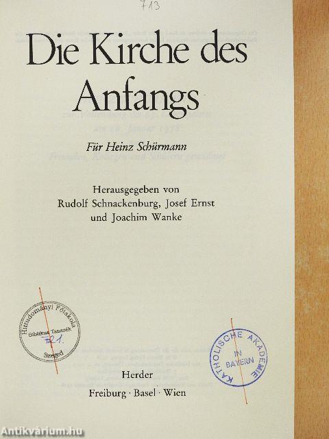 Die Kirche des Anfangs