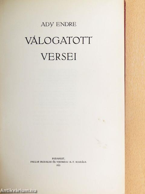 Ady Endre válogatott versei