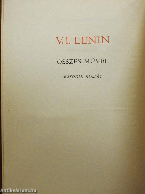 V. I. Lenin összes művei 35.
