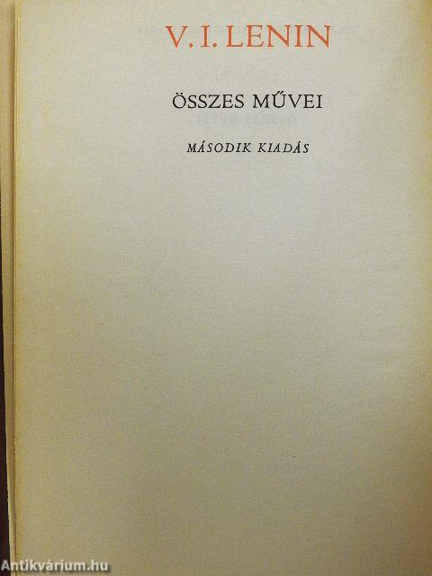 V. I. Lenin összes művei 29.