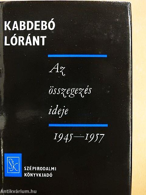 Az összegezés ideje