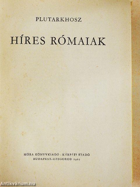 Híres rómaiak