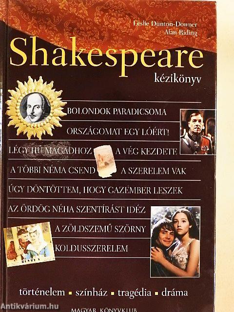 Shakespeare kézikönyv
