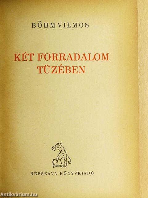 Két forradalom tüzében