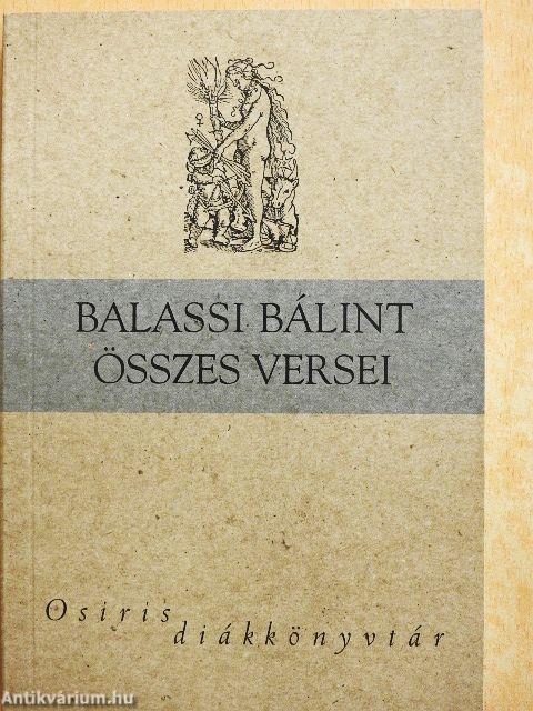 Balassi Bálint összes versei
