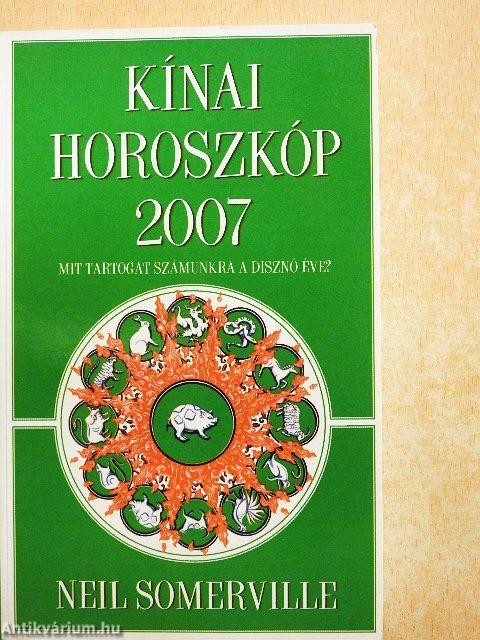 Kínai horoszkóp 2007. - Mit tartogat számunkra a Disznó éve?