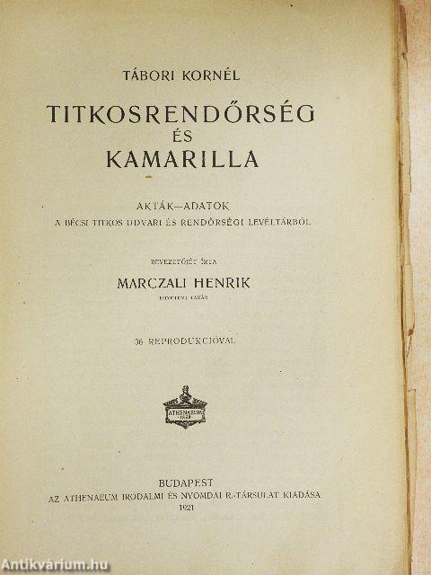 Titkosrendőrség és Kamarilla (rossz állapotú)