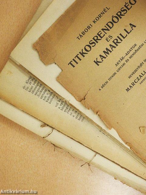 Titkosrendőrség és Kamarilla (rossz állapotú)