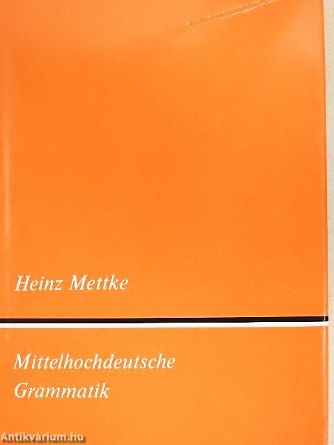 Mittelhochdeutsche Grammatik
