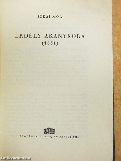 Erdély aranykora