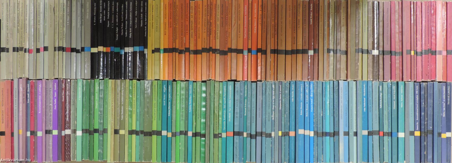 "200 kötet a Modern Könyvtár sorozatból (nem teljes sorozat)"