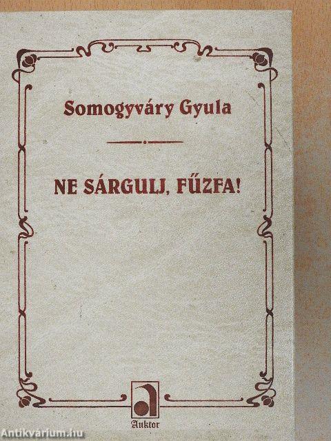 Ne sárgulj, fűzfa!