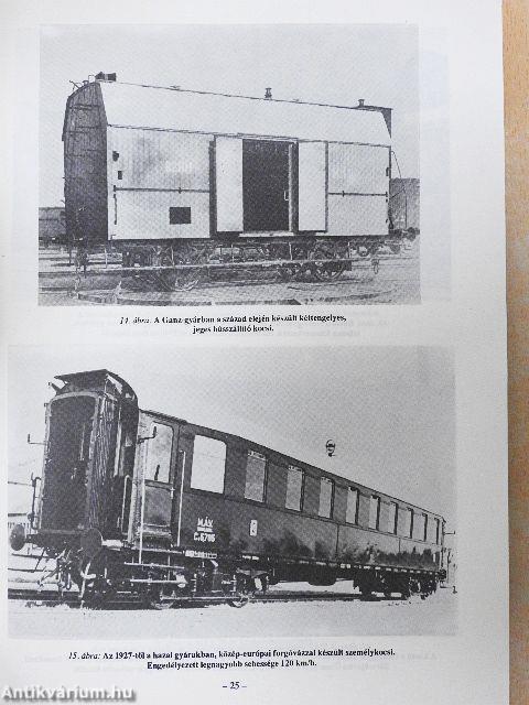 Vasúti kocsik szerkezete és berendezései