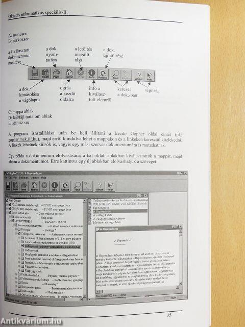 Oktatás informatikus Speciális tantárgyi modul II.