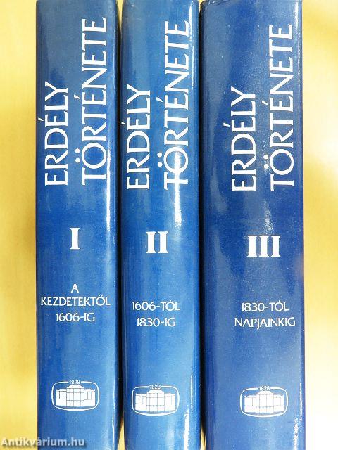 Erdély története I-III.