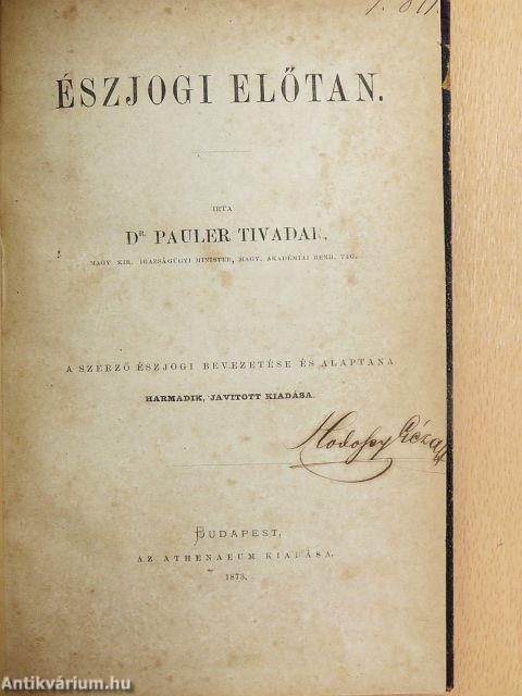 Észjogi előtan