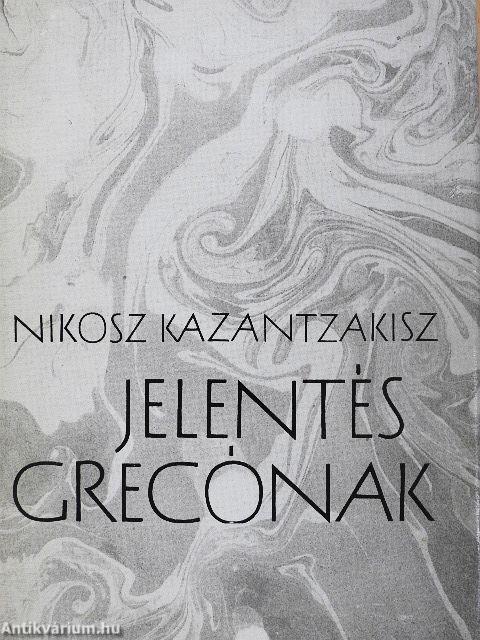 Jelentés Grecónak