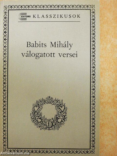 Babits Mihály válogatott versei