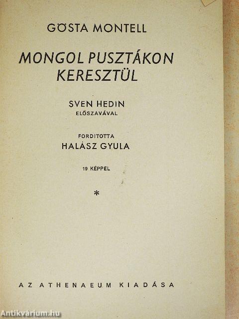 Mongol pusztákon keresztül