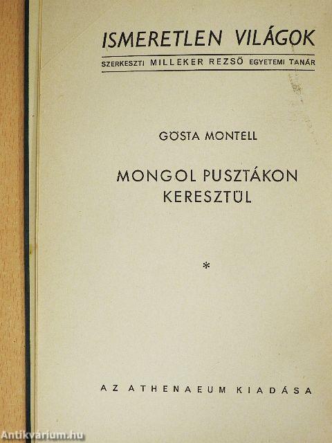 Mongol pusztákon keresztül