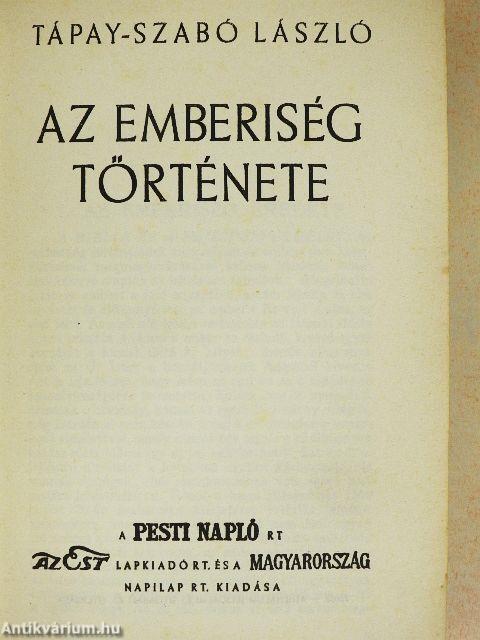 Az emberiség története