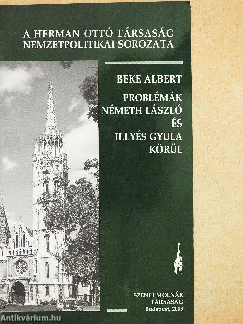 Problémák Németh László és Illyés Gyula körül