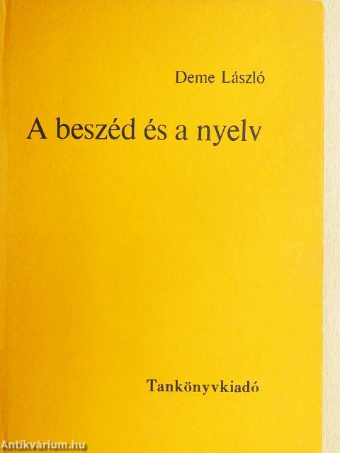 A beszéd és a nyelv