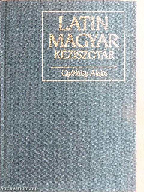 Latin-magyar kéziszótár