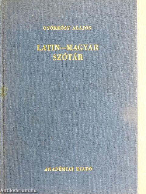 Latin-magyar szótár