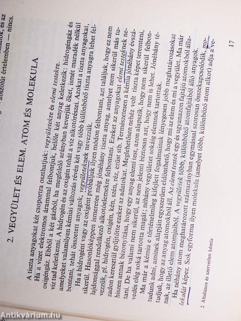 Általános és szervetlen kémia