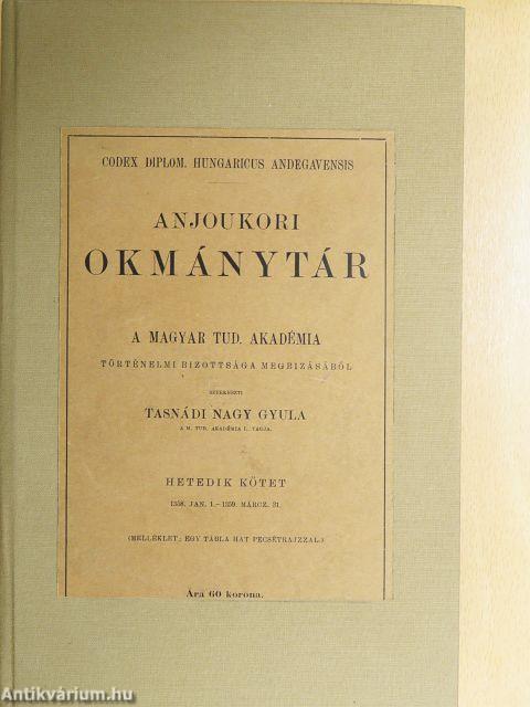 Anjoukori okmánytár I. (töredék)