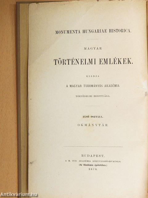 Anjoukori okmánytár I. (töredék)