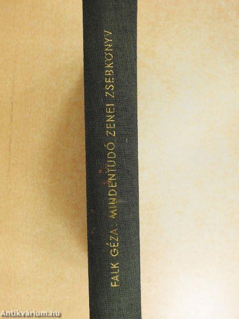 Mindentudó zenei zsebkönyv