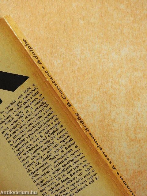 A szerelmes ördög/Adolphe