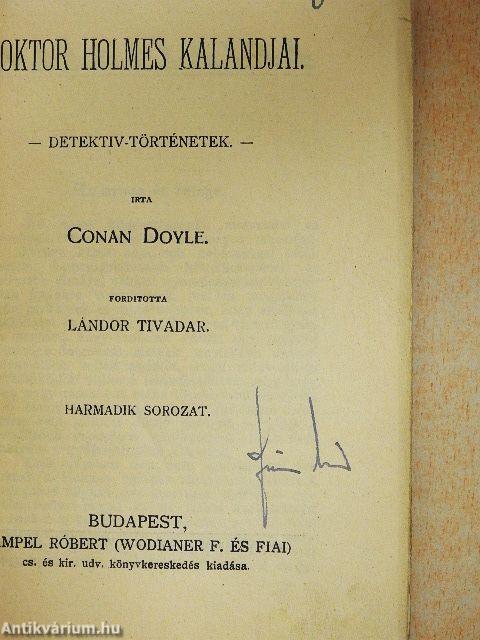 Doktor Holmes kalandjai 3.