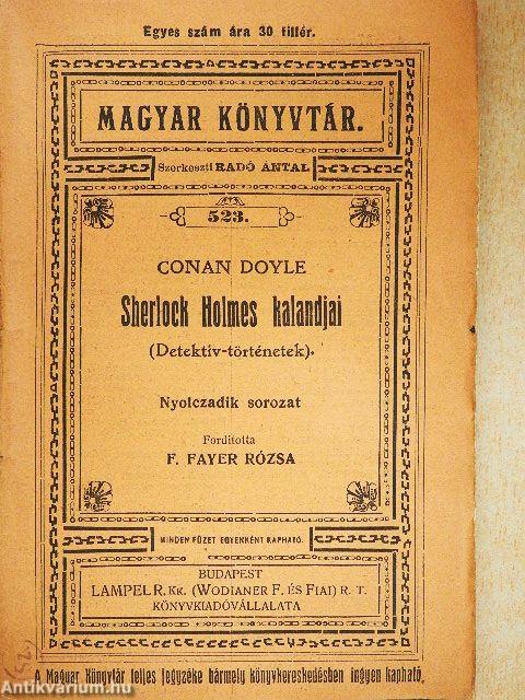 Sherlock Holmes kalandjai VIII.
