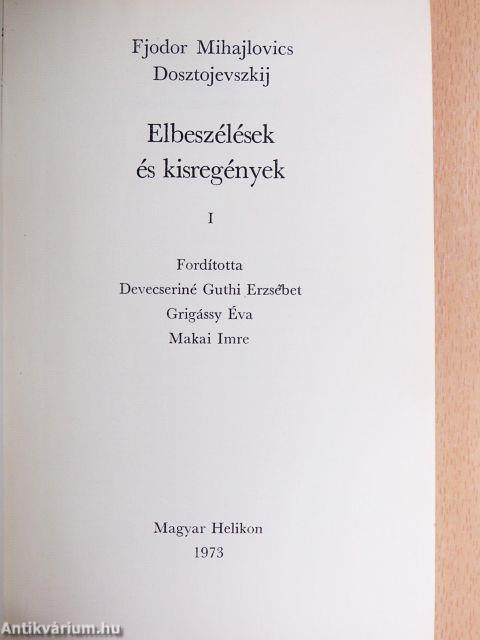 Elbeszélések és kisregények I-II.