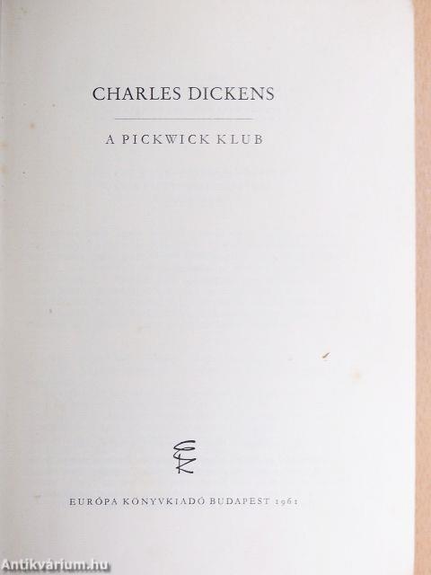A Pickwick Klub