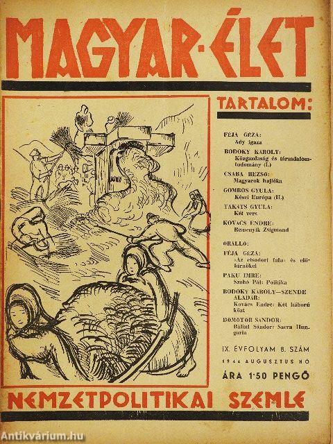 Magyar Élet 1944. augusztus