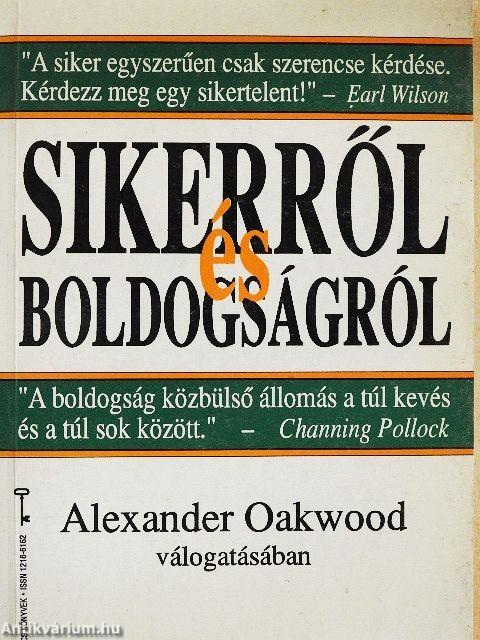 Sikerről és boldogságról
